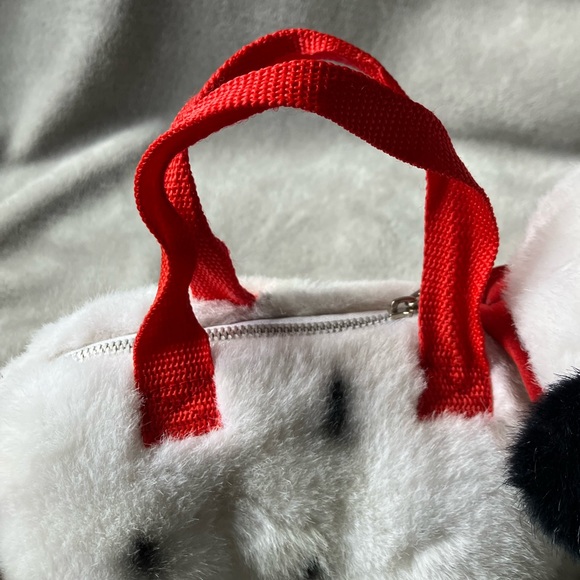 Vintage Disney Store 101 Dalmatians Puppy Dog Handbag Soft Plush Toy Bag - Picture 6 of 9